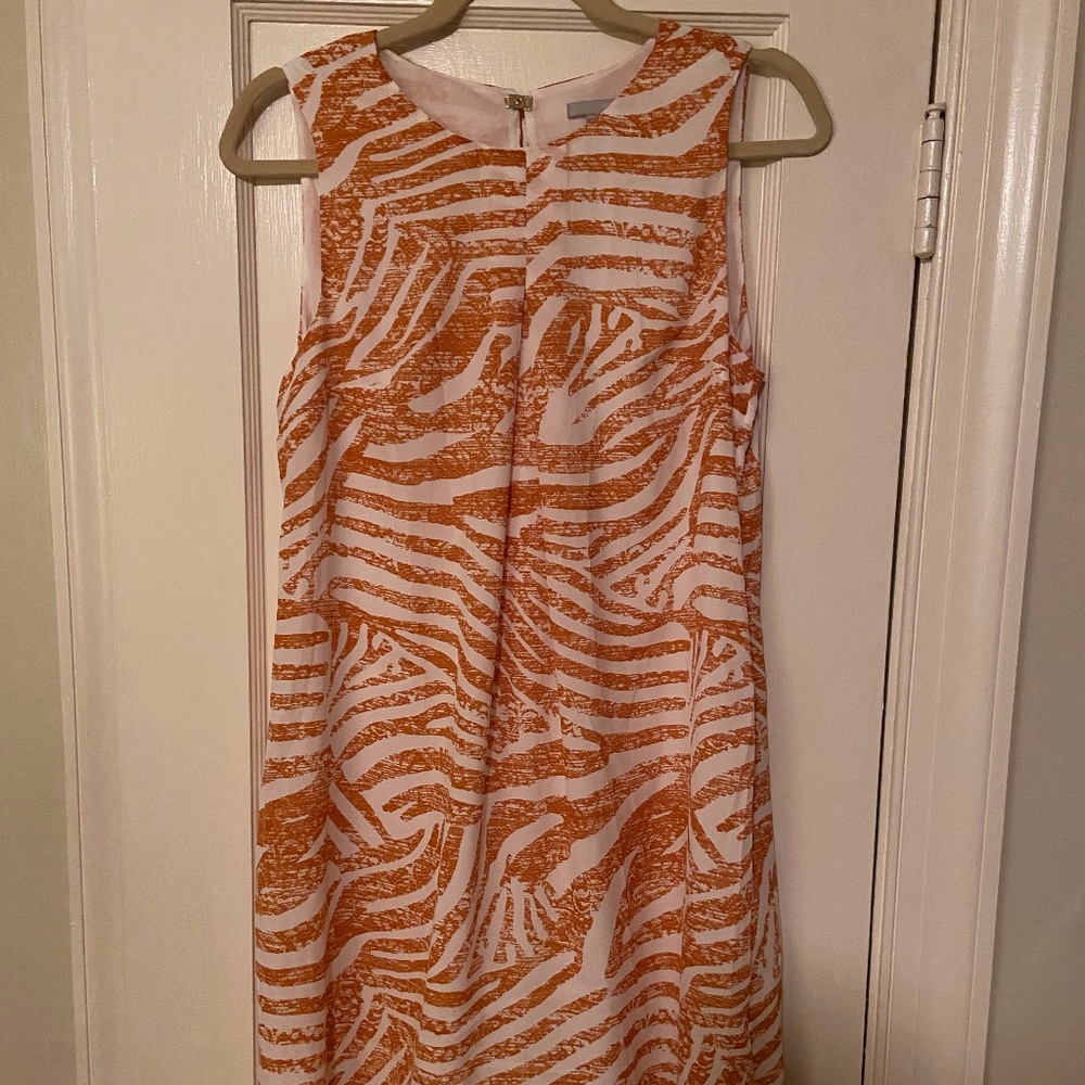 H&M Orange Zebra Dress
